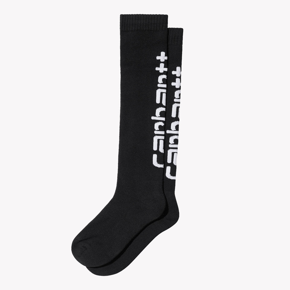 Script Socks Black