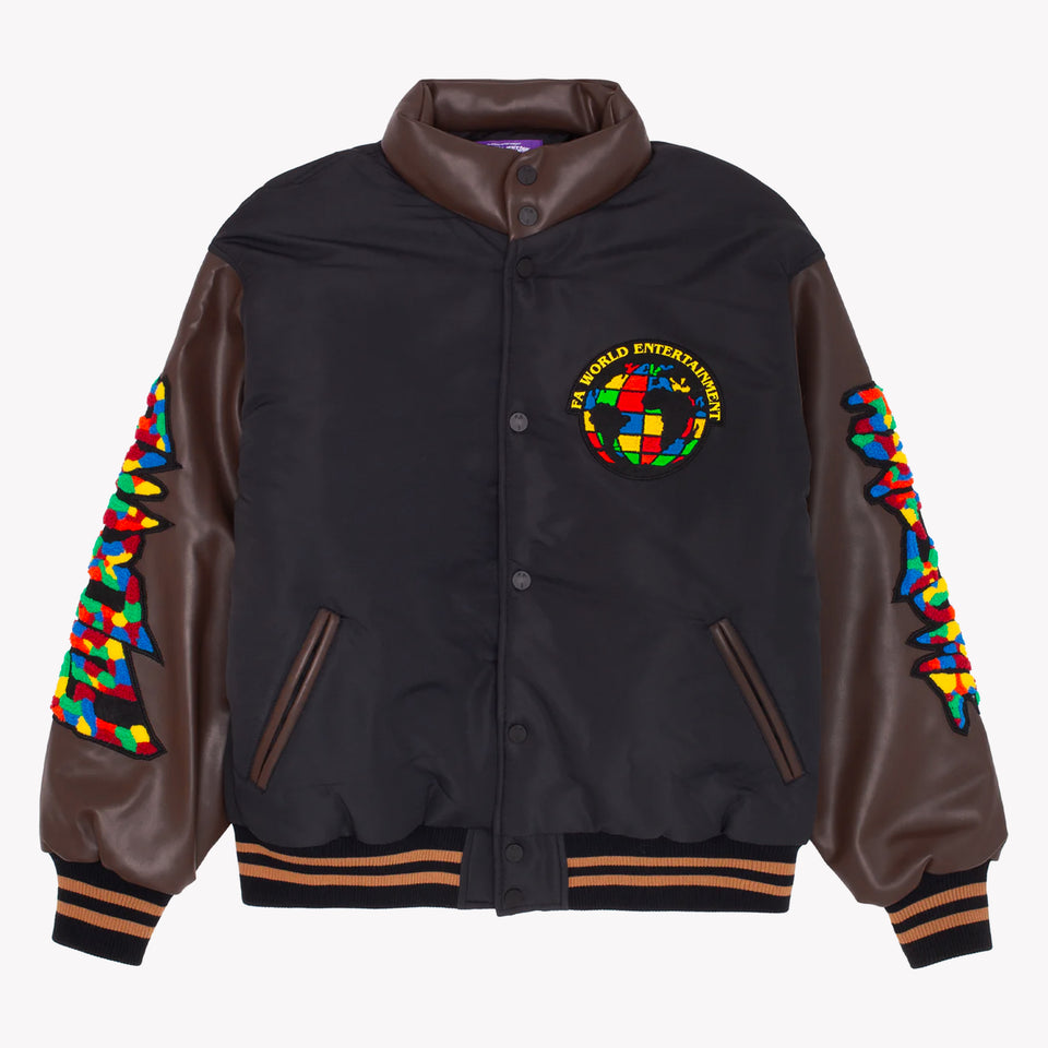 GUM STAMP CHENILLE VARSITY JACKET