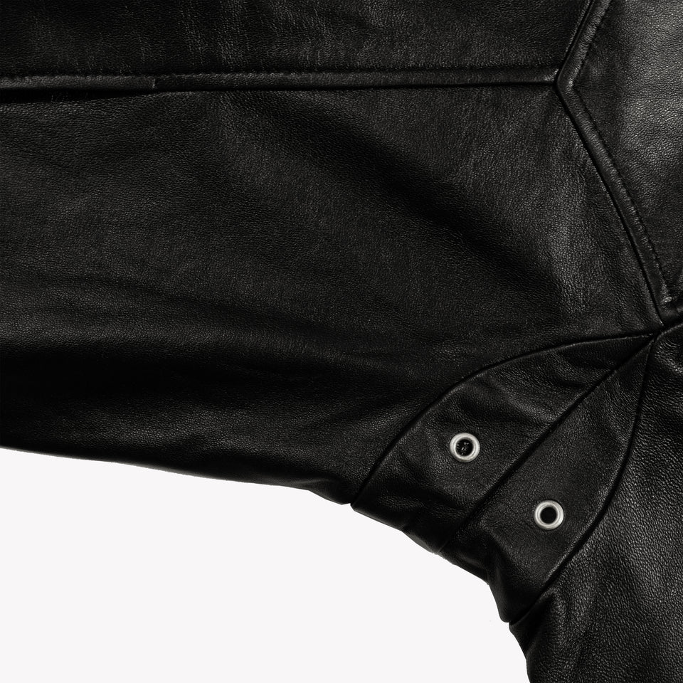 ROBERT MAPPLETHORPE LEATHER BOMBER
