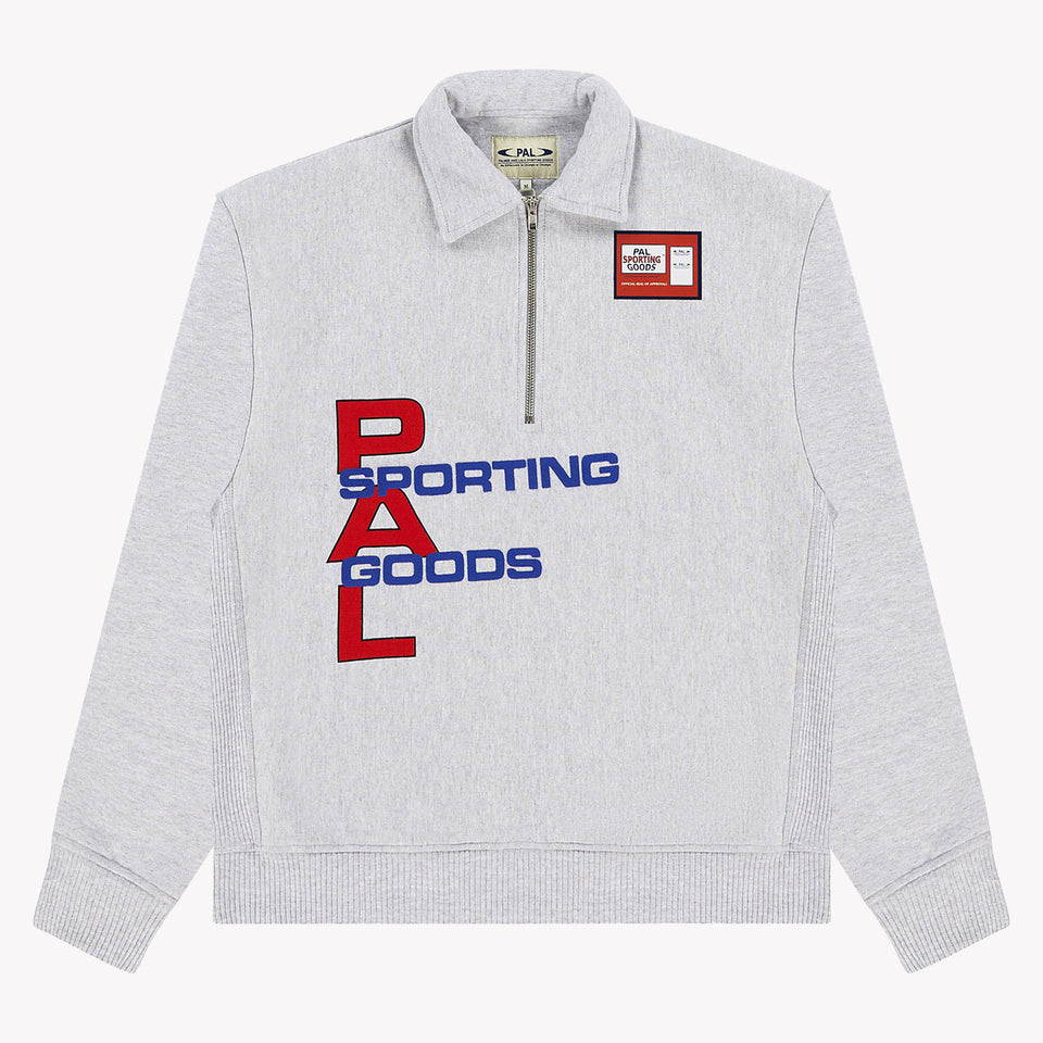 WIPE OUT HALF ZIP LIGT GREY