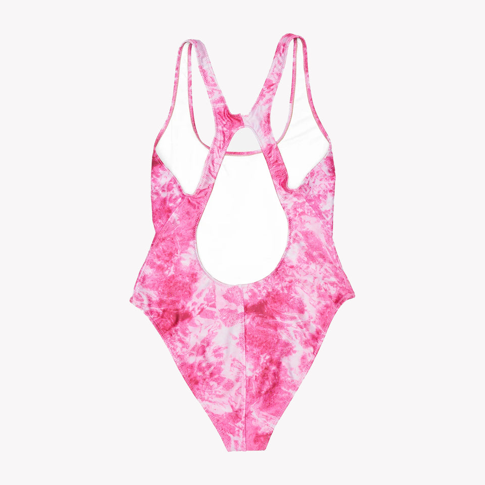 Logo Swimsuit Pink