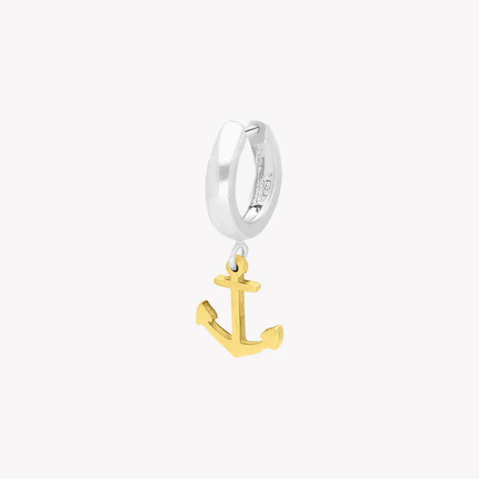 AH X VIER ANCHOR EARRING