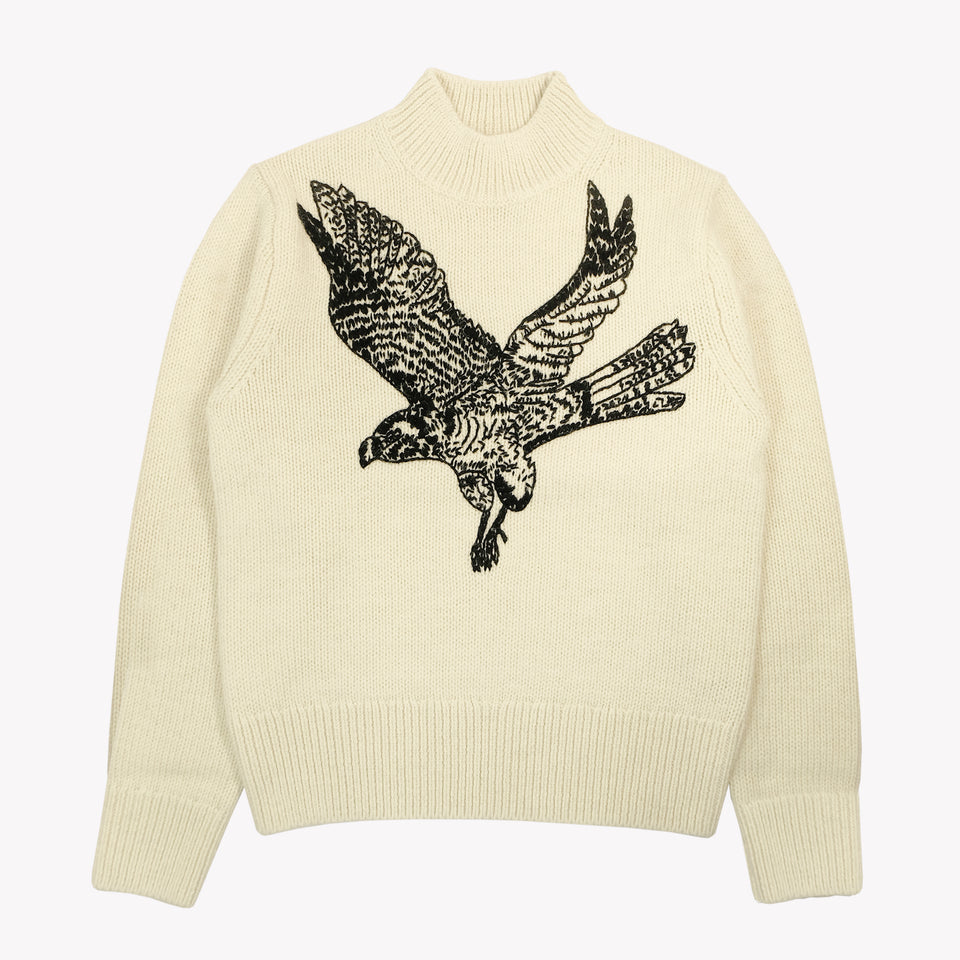 EMBROIDERED FALCON PULLOVER