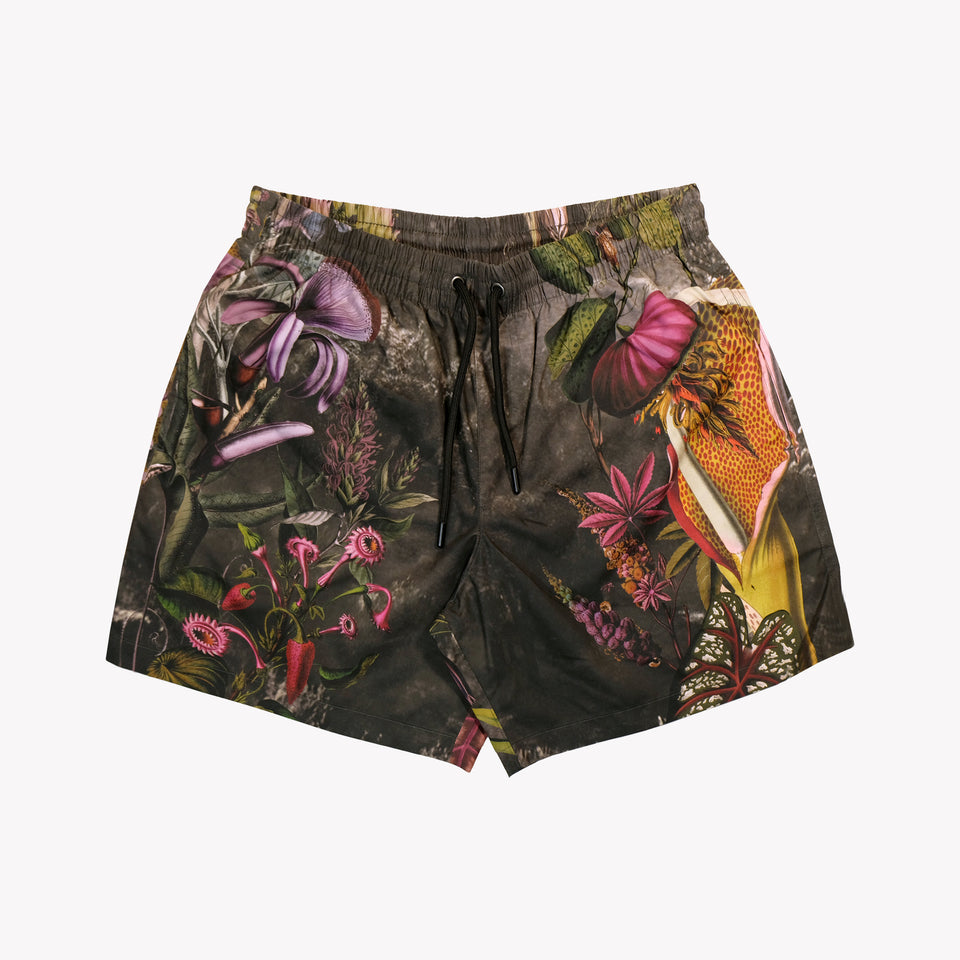 PRINTED SWIM TRUNKS