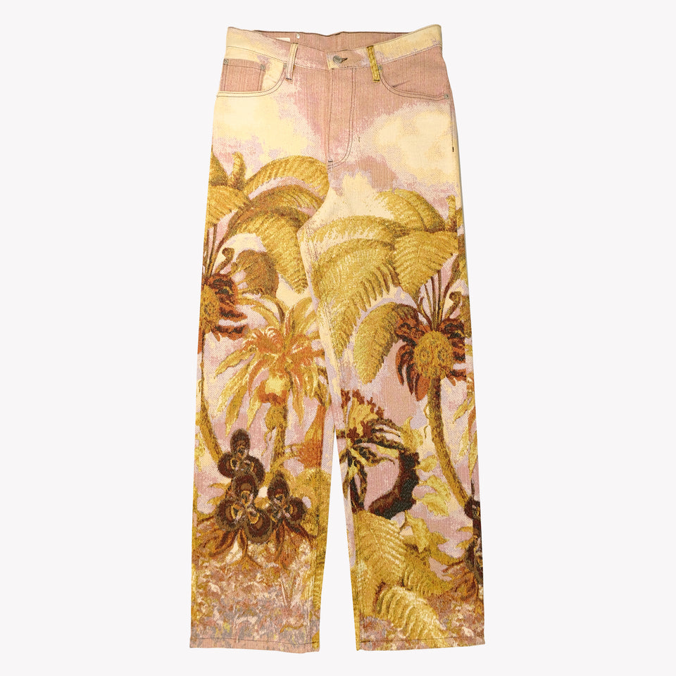 JACQUARD PINE PANTS