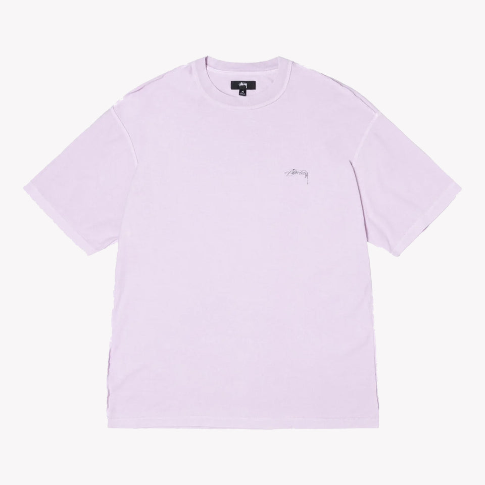 PIGMENT DYED INSIDE OUT TEE LILAC