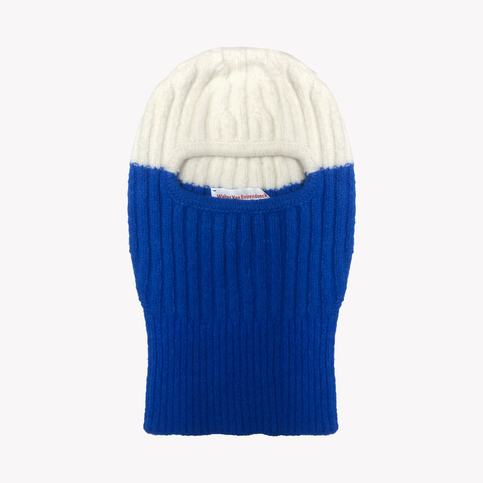 RIBBED SKI MASK BLUE