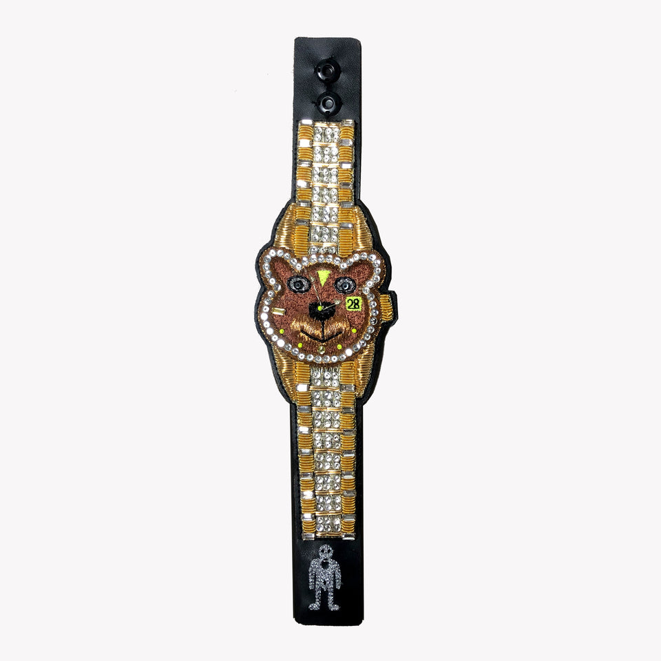 BEAR WATCH BRACELET GOLD