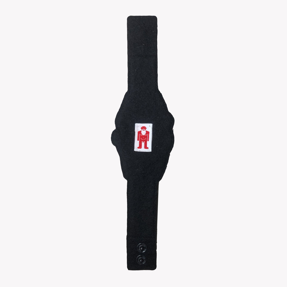 BEAR WATCH BRACELET BLACK