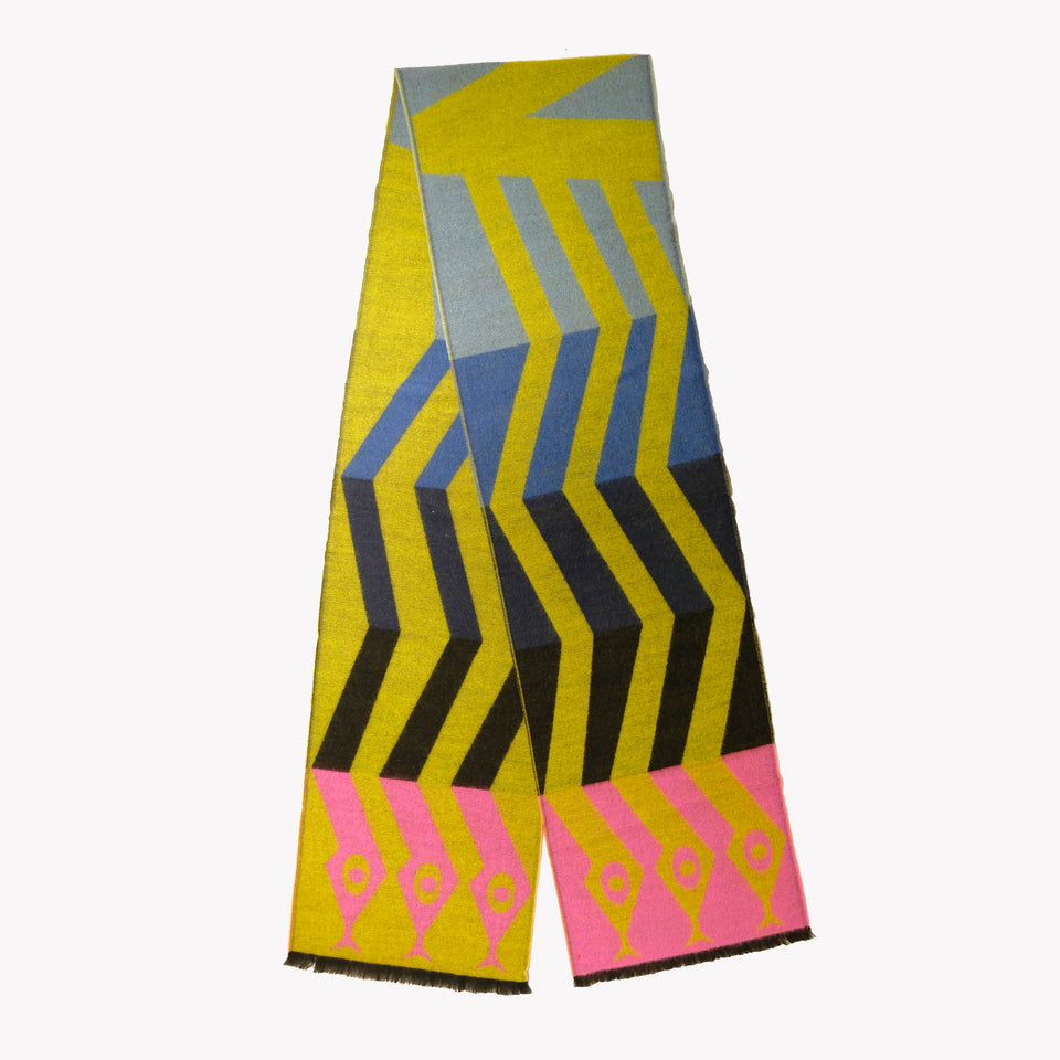 SNAKE SCARF YELLOW