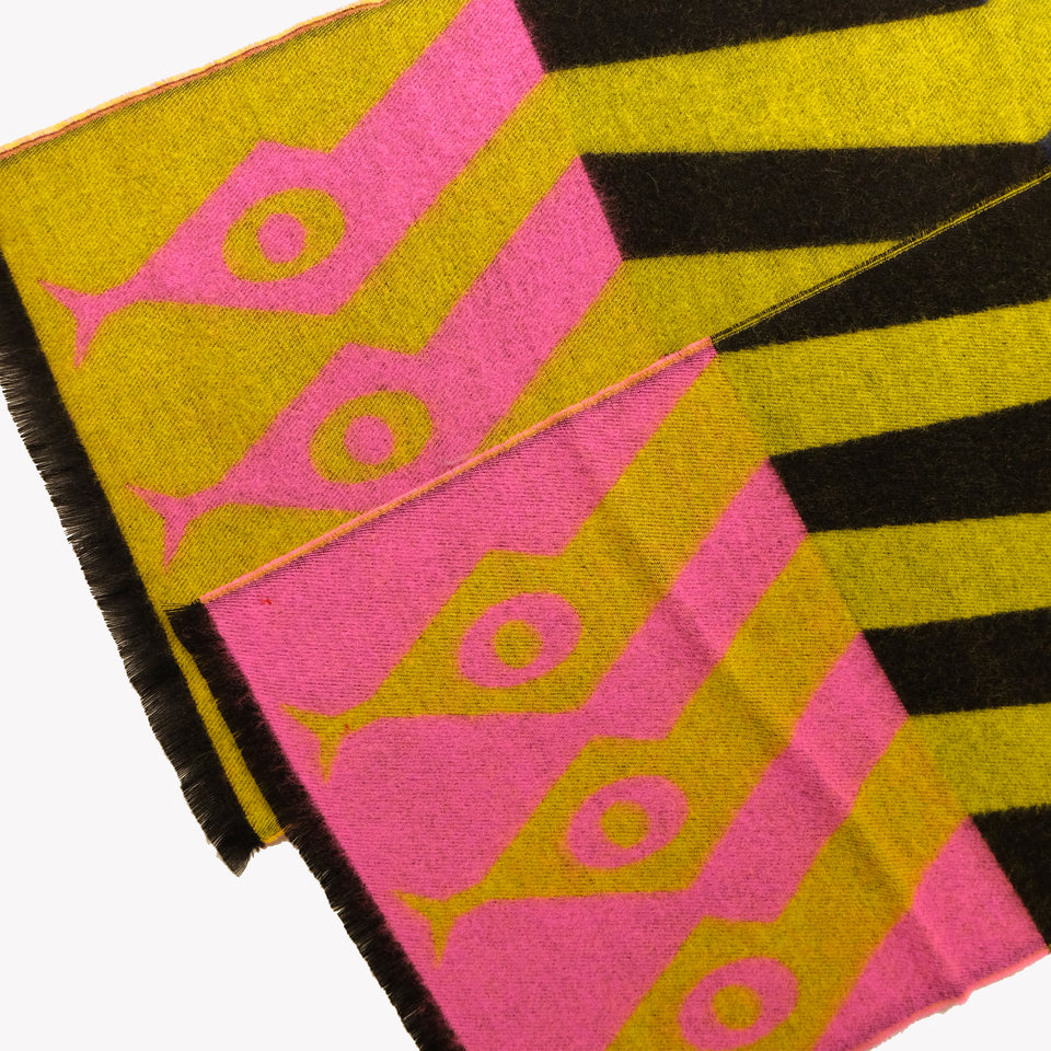 SNAKE SCARF YELLOW