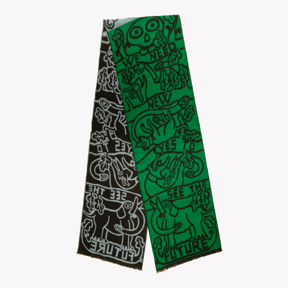 NEW EYES SCARF GREEN