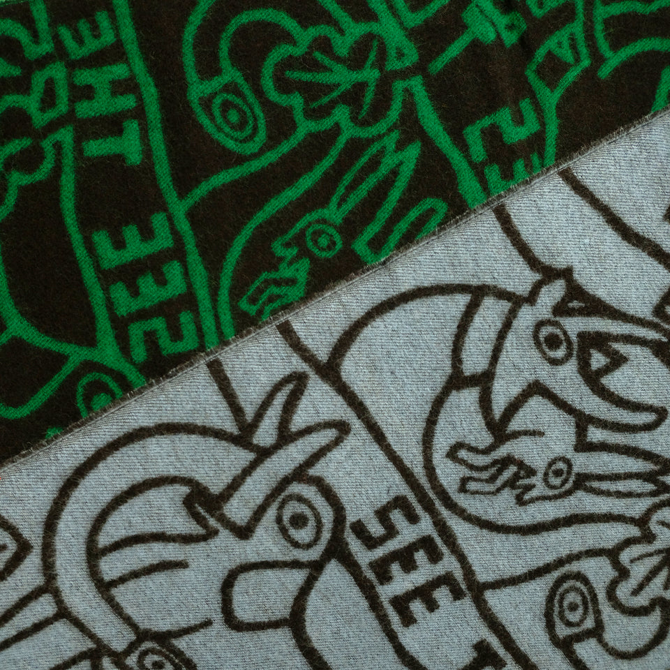 NEW EYES SCARF GREEN