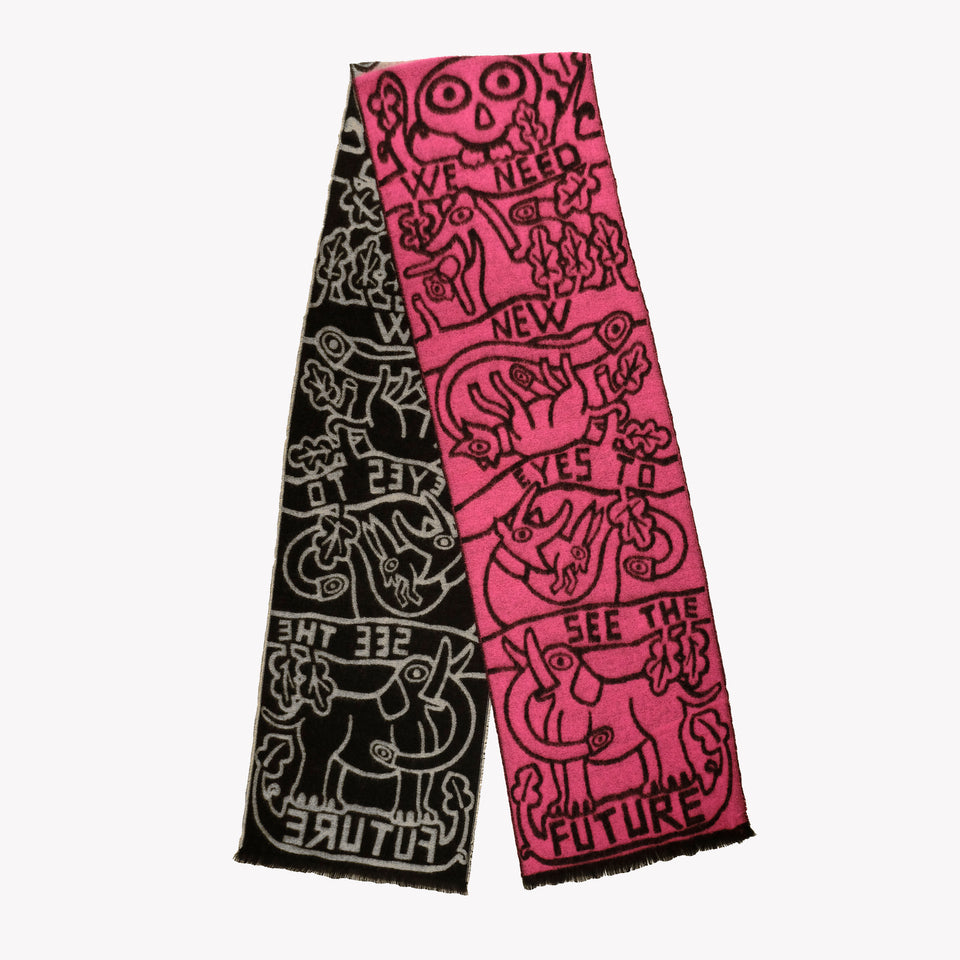 NEW EYES SCARF PINK