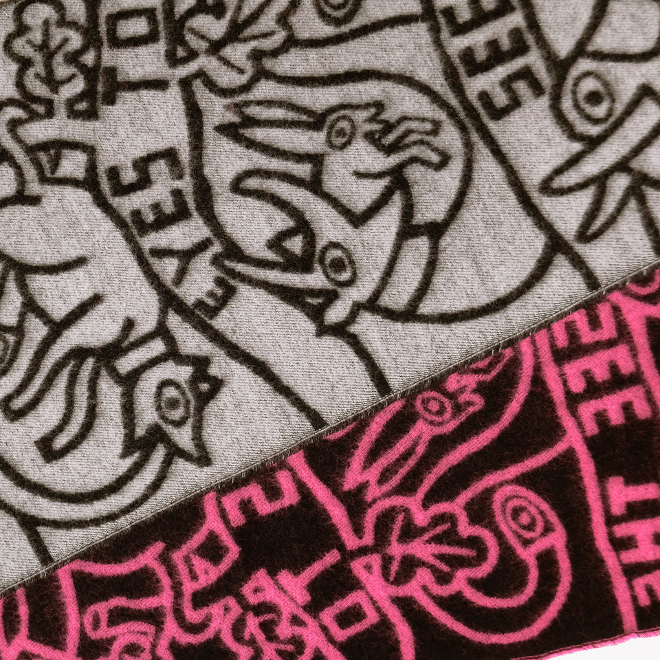 NEW EYES SCARF PINK