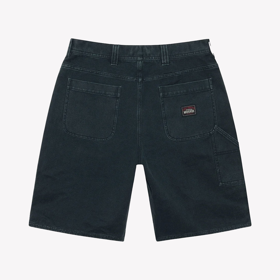 Work Short Washed Canvas Black