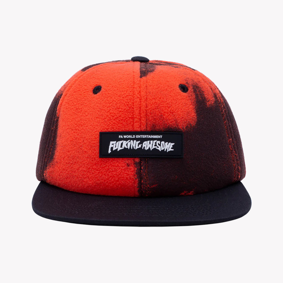 BURN FACE 6-PANEL CAP ORANGE