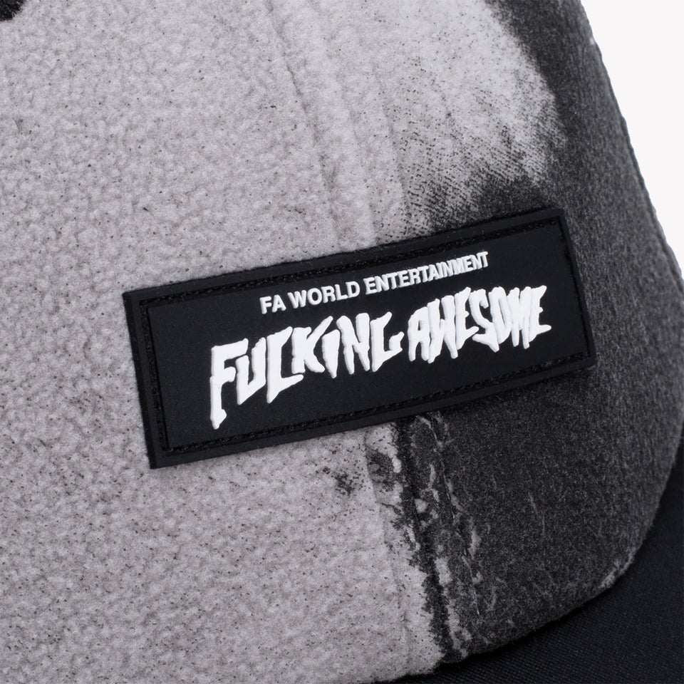 BURN FACE 6-PANEL CAP GREY