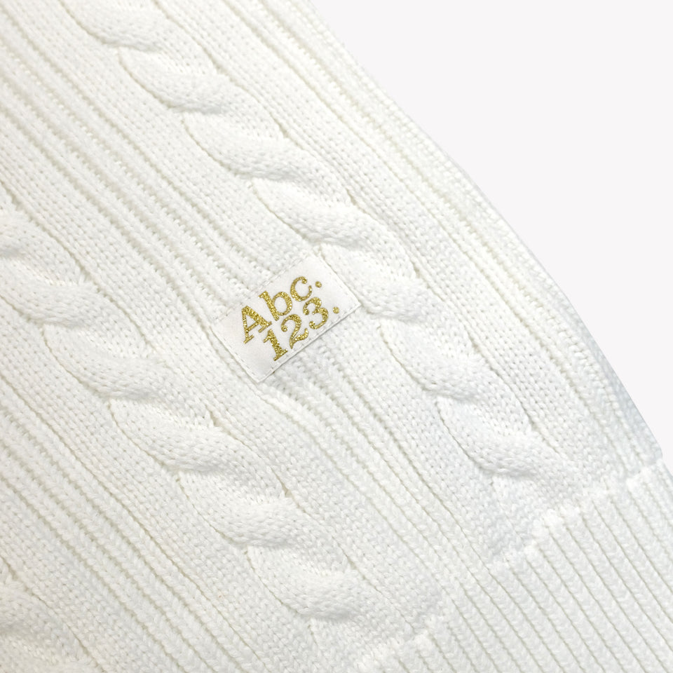 CHAINLINK KNITTED CREWNECK WHITE