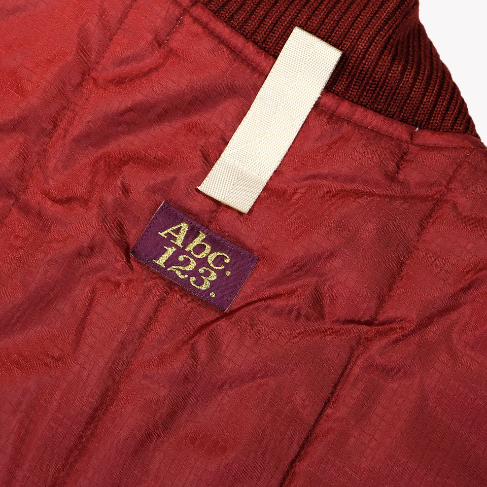 ABC PUFFER VEST RED