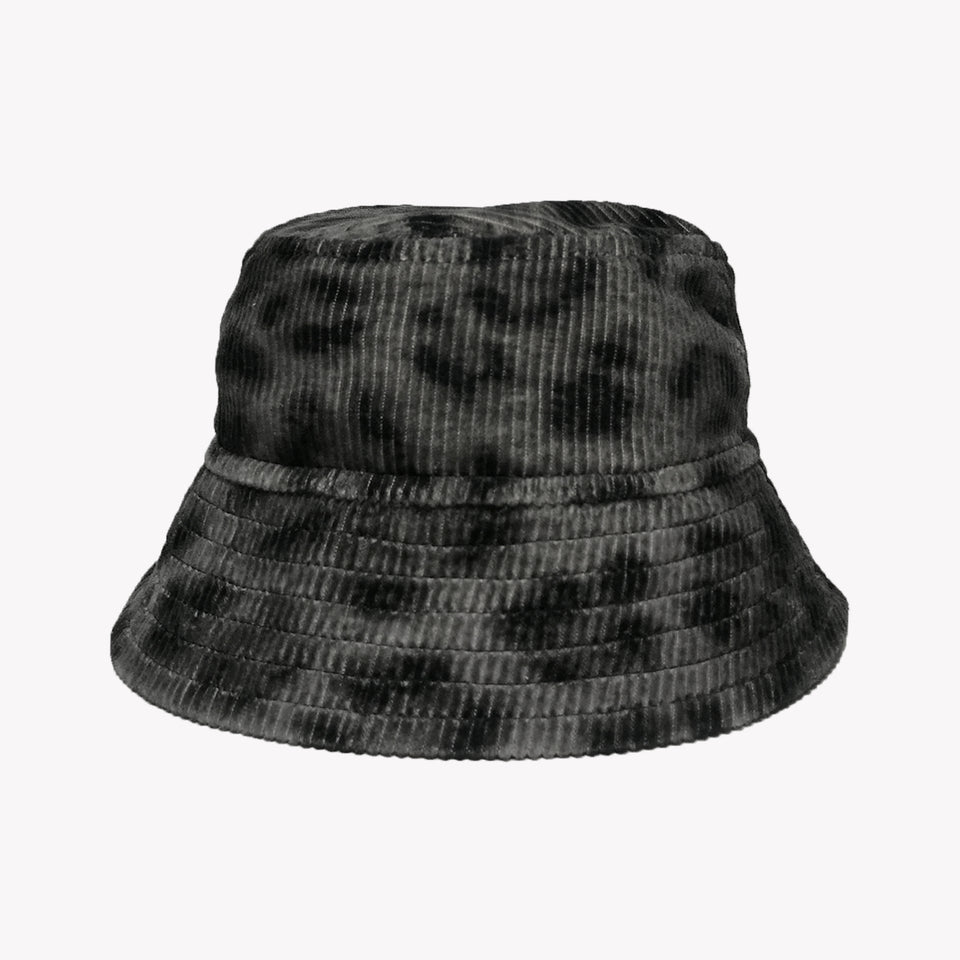 BUCKET HAT GREY LEOPARD