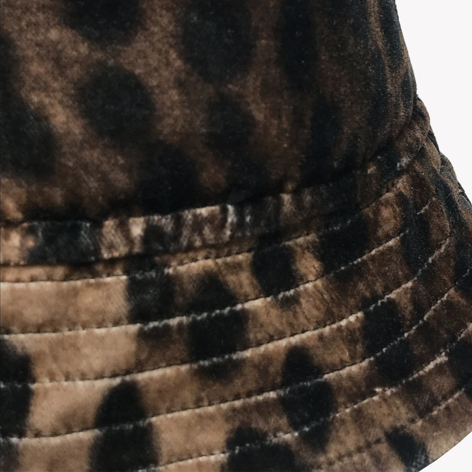 BUCKET HAT BROWN LEOPARD