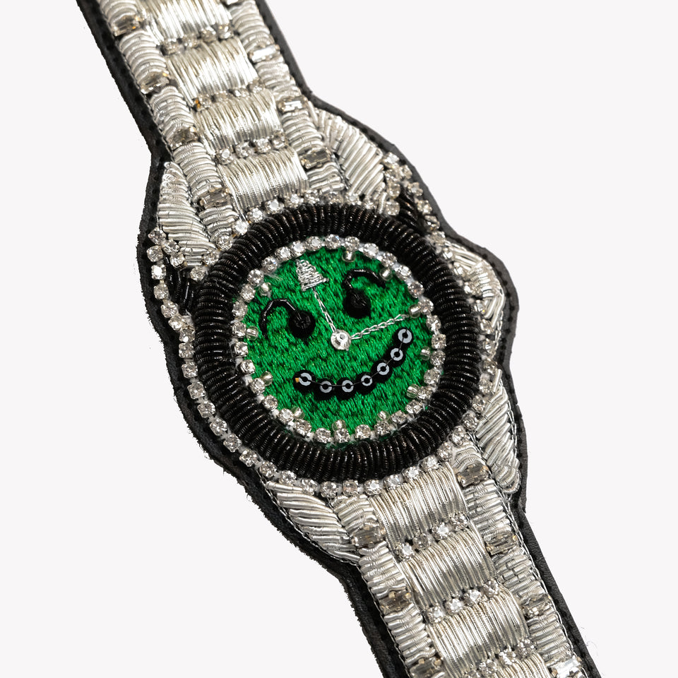 DEVIL WATCH BRACELET SILVER