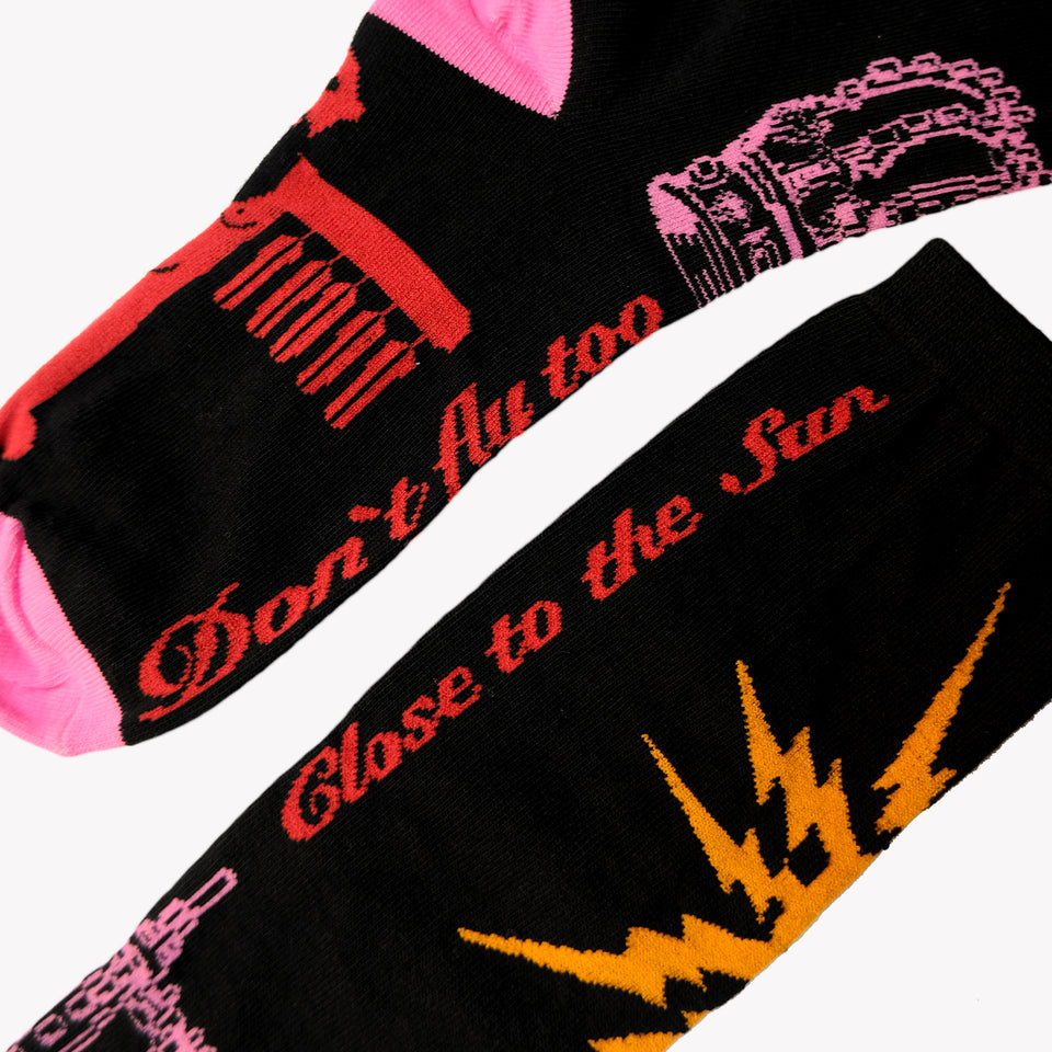 ROYAL ICARUS SOCKS BLACK