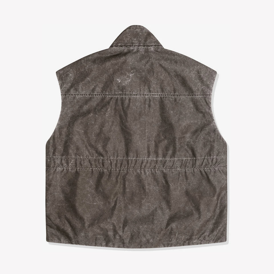 Firm Vest Brown Wash Out Nylon