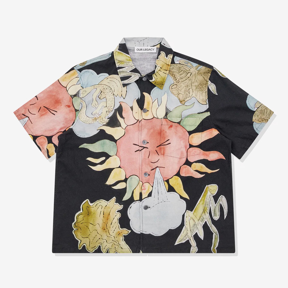 Box Shirt Shortsleeve Solar Power Print
