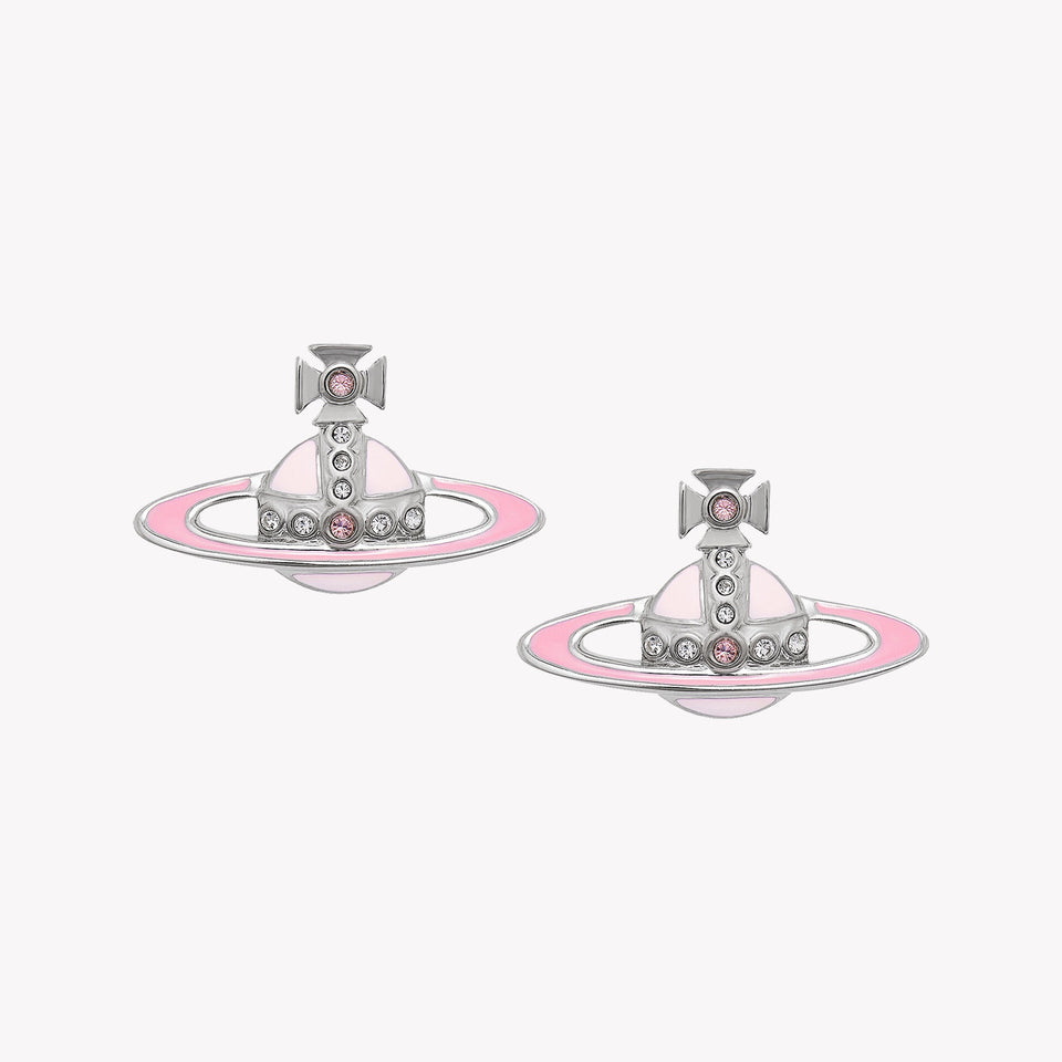 Small Neo Brass Earrings Rose