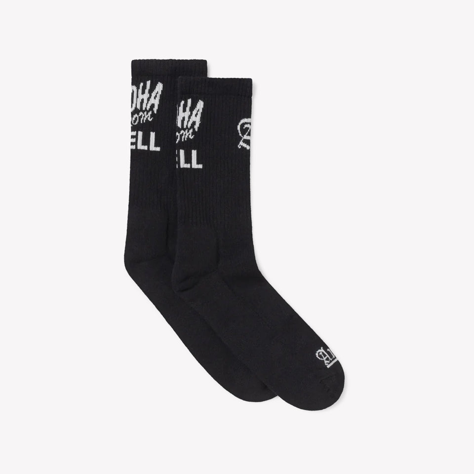 Aloha From Hell Socks Black