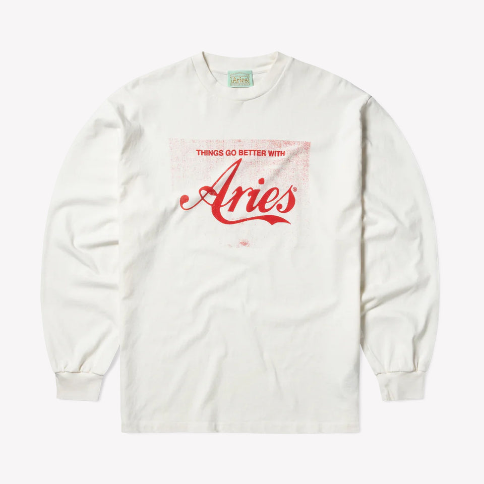 Faded Cola Tee White