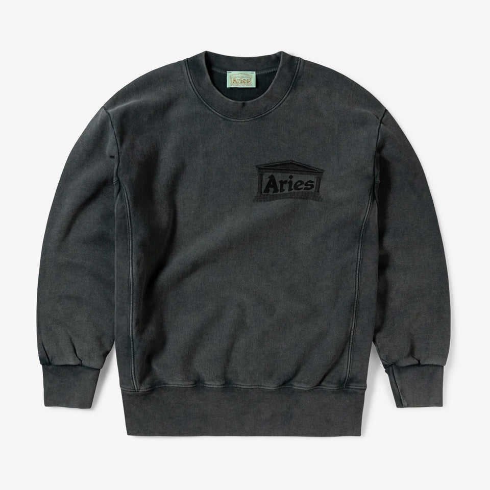 Premium Aged Temple Sweater Dark Green