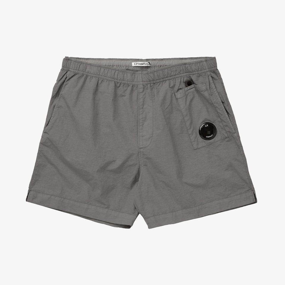 Garment Dyed Flatt Nylon Boxer Grey