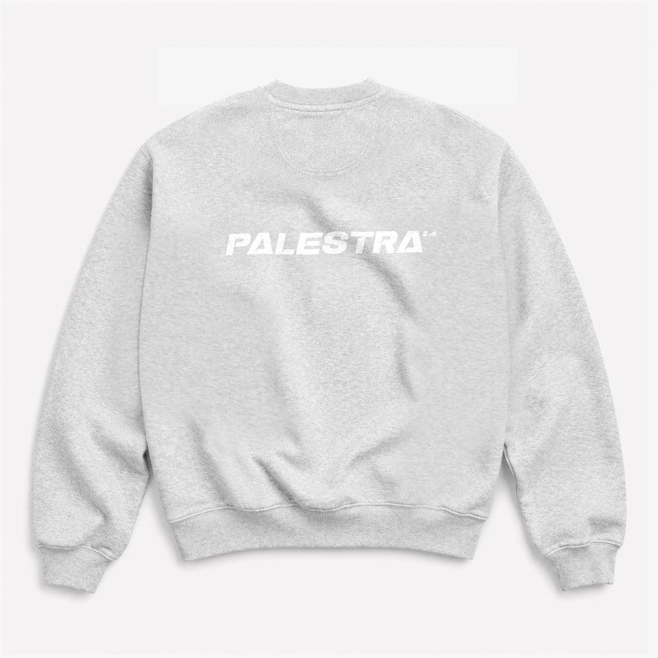 Palestra Logo Crewneck Grey