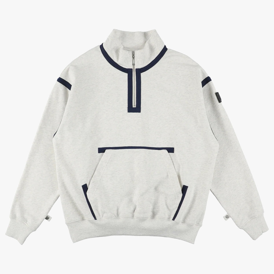 Quarter Zip Sweatshirt Oatmeal