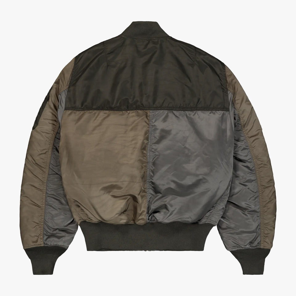 MA-1 Tricolor Bomber Jacket Olive