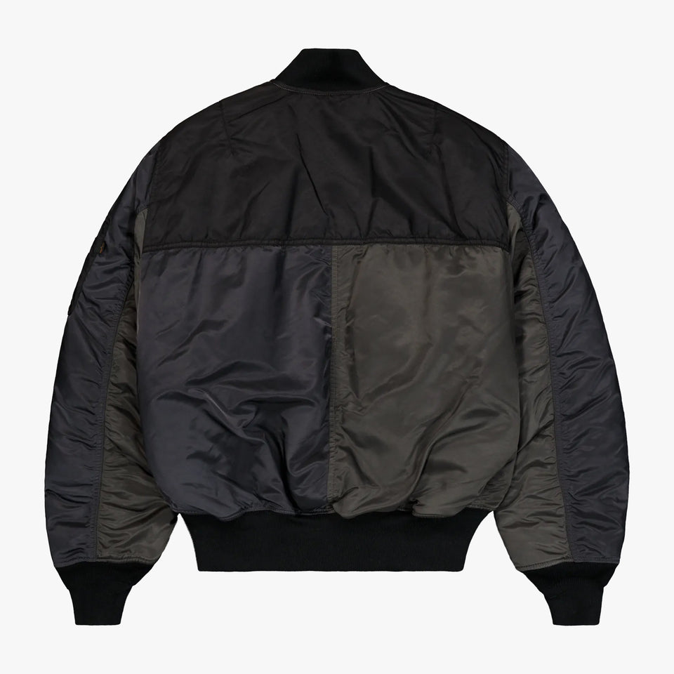 MA-1 Tricolor Bomber Jacket Black