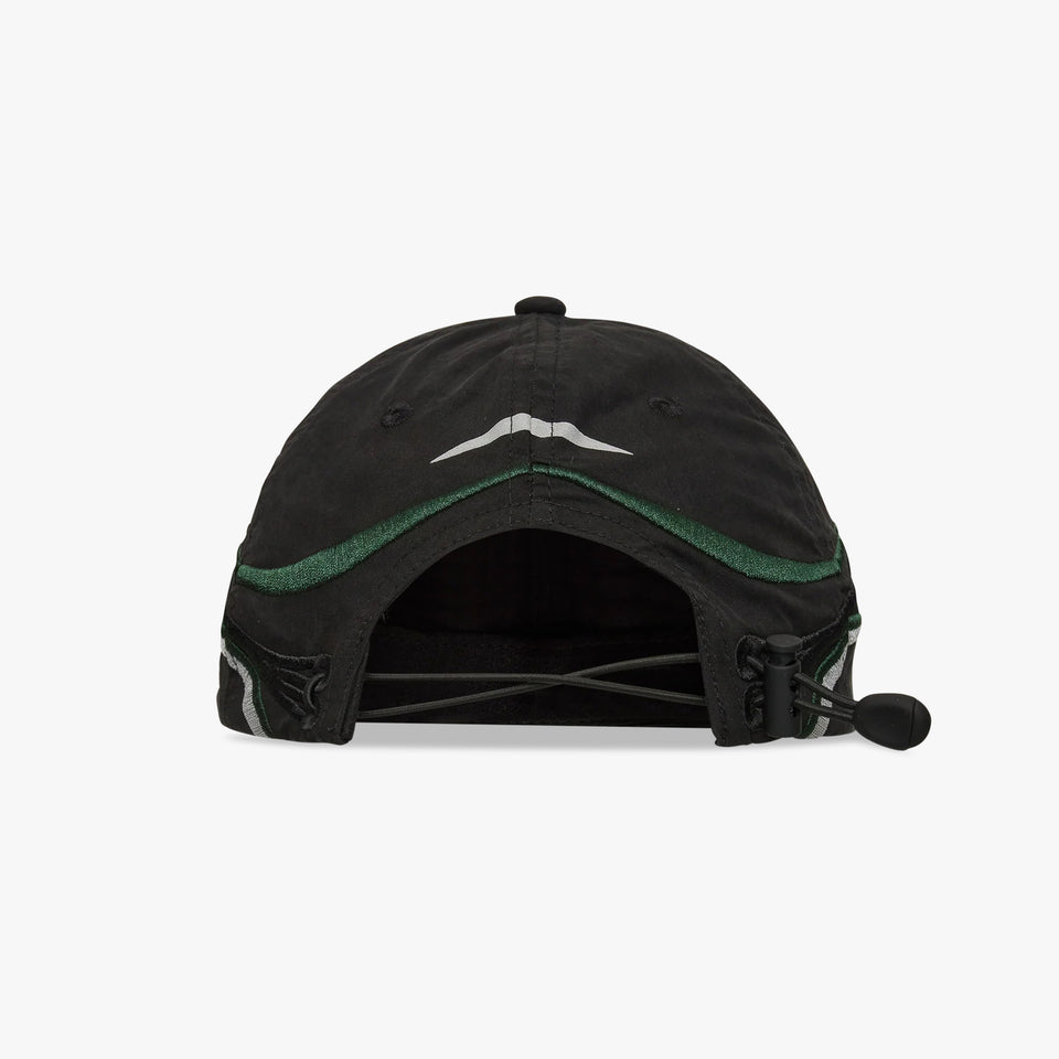 Pursuit 6 Panel Cap Washed Black