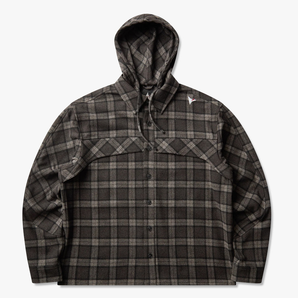 Logger Wool Check Long Sleeve Anthracite