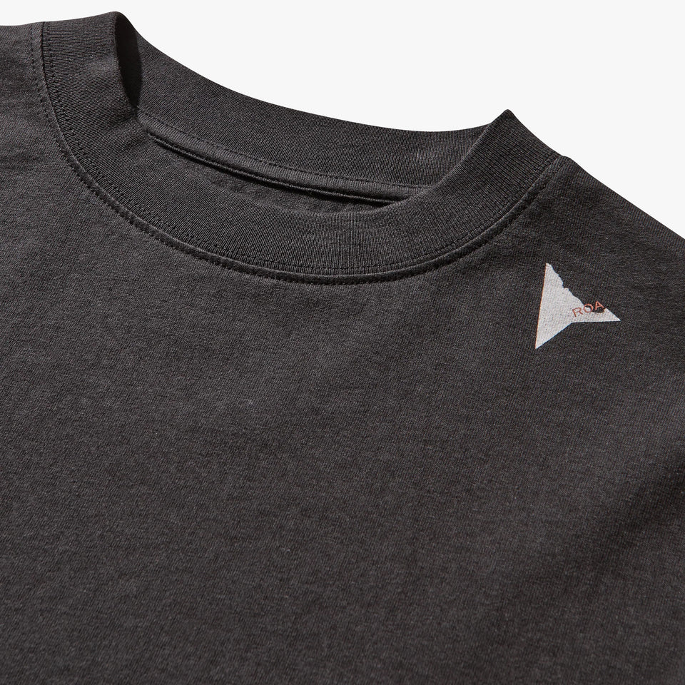 Logo Long Sleeve Washed Black