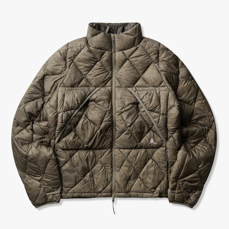 Nuna 800 Fill Power Hooded Down Jacket Sage Green
