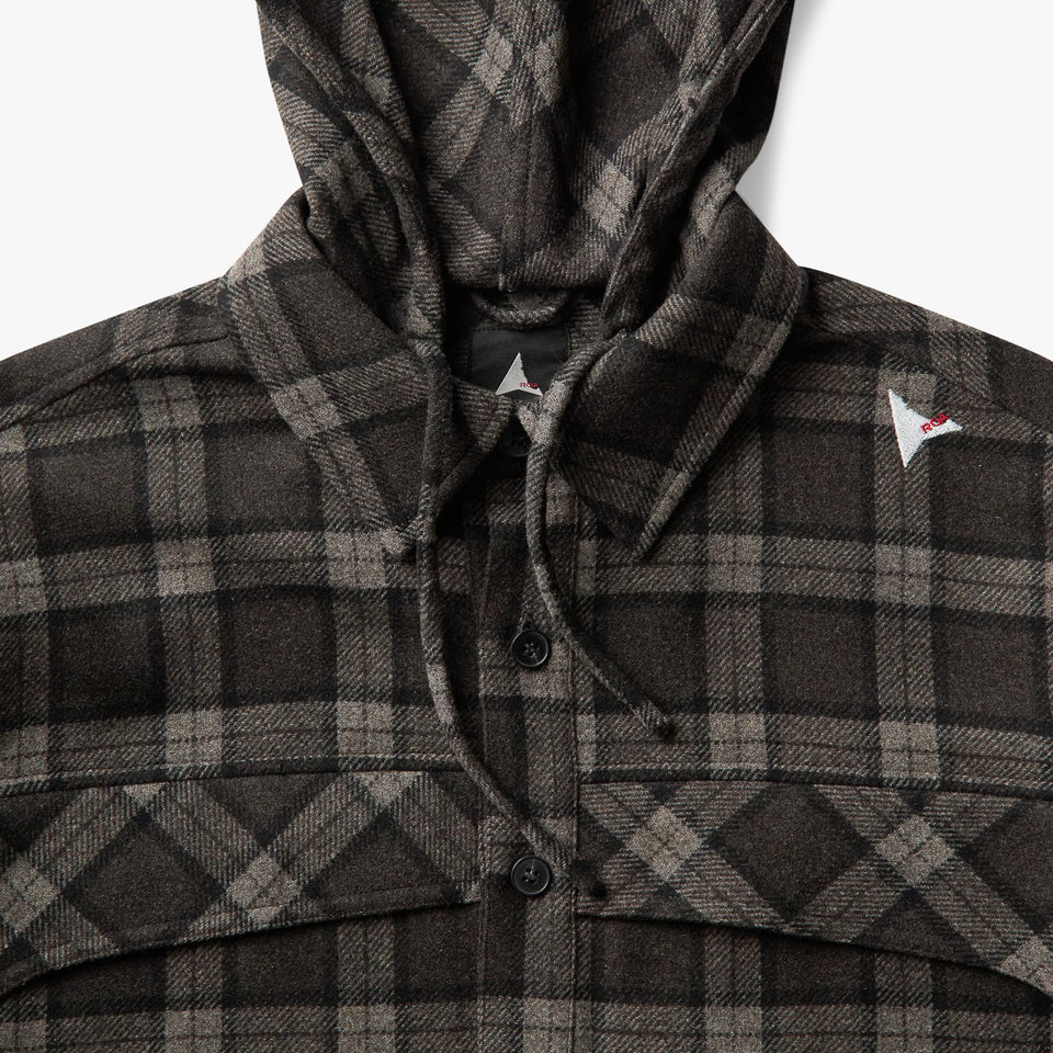 Logger Wool Check Long Sleeve Anthracite