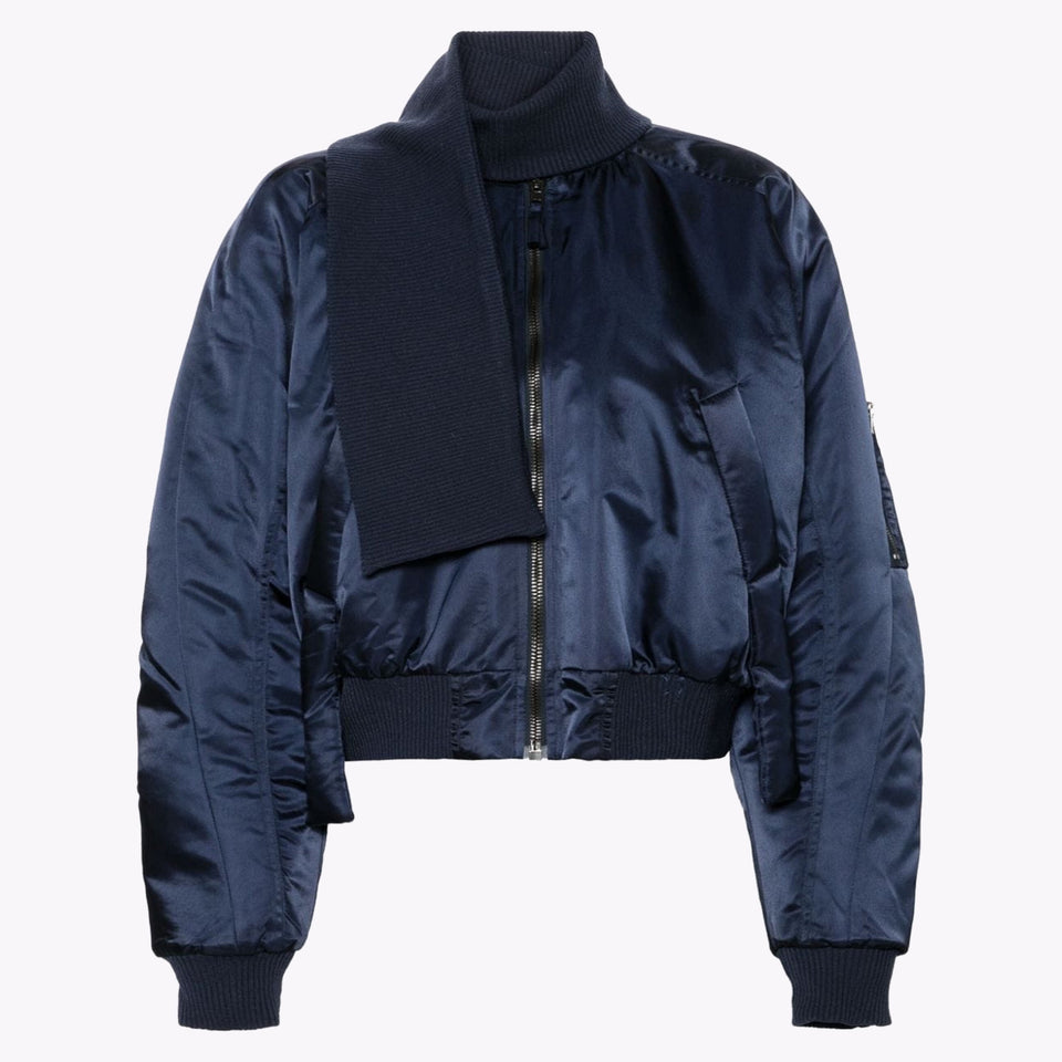 Scarf with bomber jacket clearance