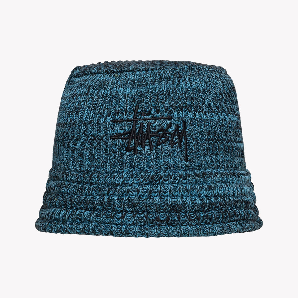Knit Bucket Multi Blue