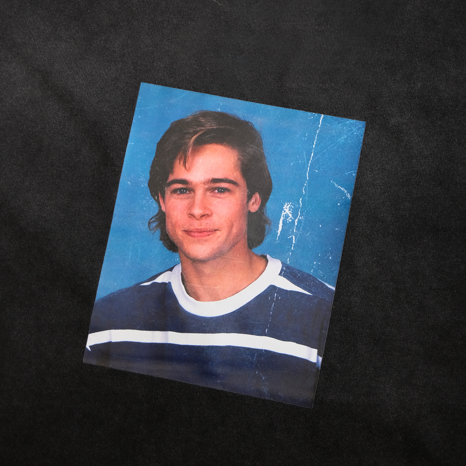 Brad Tee Sun Faded Black