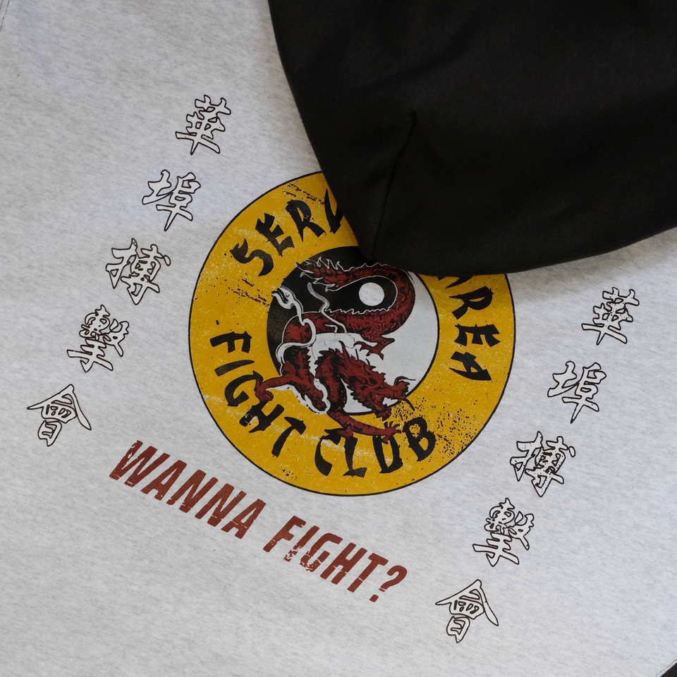 Fight Club Hoodie Heather Grey