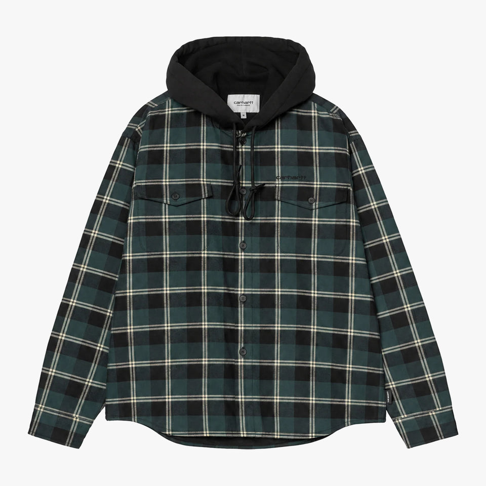 Cobrin Shirt Jacket Dark Scarab Check