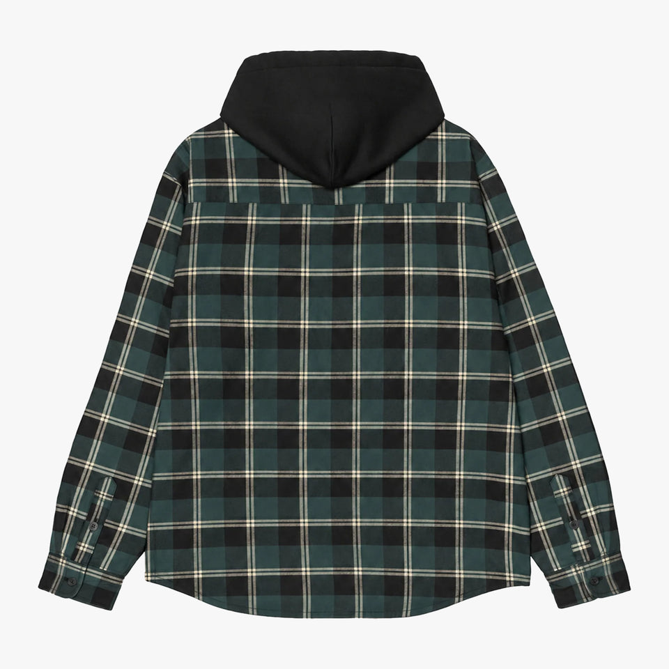 Cobrin Shirt Jacket Dark Scarab Check